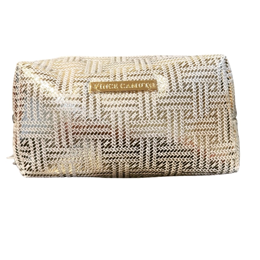 COPY - Vince Camuto Gold Makeup Cosmetic Bag